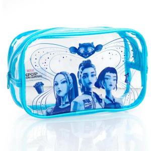 Kpop Demon Hunters™ Pencil Pouch – Huntr/x Edition, Durable PVC Pouch with Zipper, Spacious & Travel-Friendly, Official K Pop Demon Hunters Merch for K-Pop Fans, Students, Teen