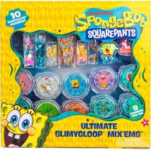 Spongebob Squarepants™ Ultimate SLIMYGLOOP Mix’Ems, 10 Spongebob Slimes with Sweet Scents & Slime Mixins