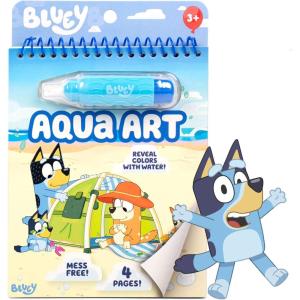 Teenage Mutant Ninja Turtles® Aqua Art, Great Kids Ninja Turtles Toys, TMNT Mess Free Coloring for Toddlers Paint with Water Books for Kids, Toddler Car Activities & Travel Toys, Water Painting Book(Bluey)