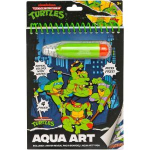 Teenage Mutant Ninja Turtles® Aqua Art, Great Kids Ninja Turtles Toys, TMNT Mess Free Coloring for Toddlers Paint with Water Books for Kids, Toddler Car Activities & Travel Toys, Water Painting Book(Teenage Mutant Ninja Turtles)