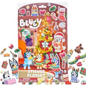 Teenage Mutant Ninja Turtles® Puffy Sticker Playset, Includes 30 Reusable TMNT Stickers & Double-Sided Play Scene, Classic Teenage Mutant Ninja Turtles Toys, Great Travel-Friendly Kids Activities(Bluey Holiday)