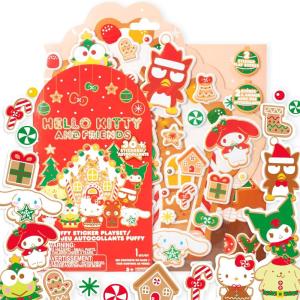 Teenage Mutant Ninja Turtles® Puffy Sticker Playset, Includes 30 Reusable TMNT Stickers & Double-Sided Play Scene, Classic Teenage Mutant Ninja Turtles Toys, Great Travel-Friendly Kids Activities(Hello Kitty Christmas)