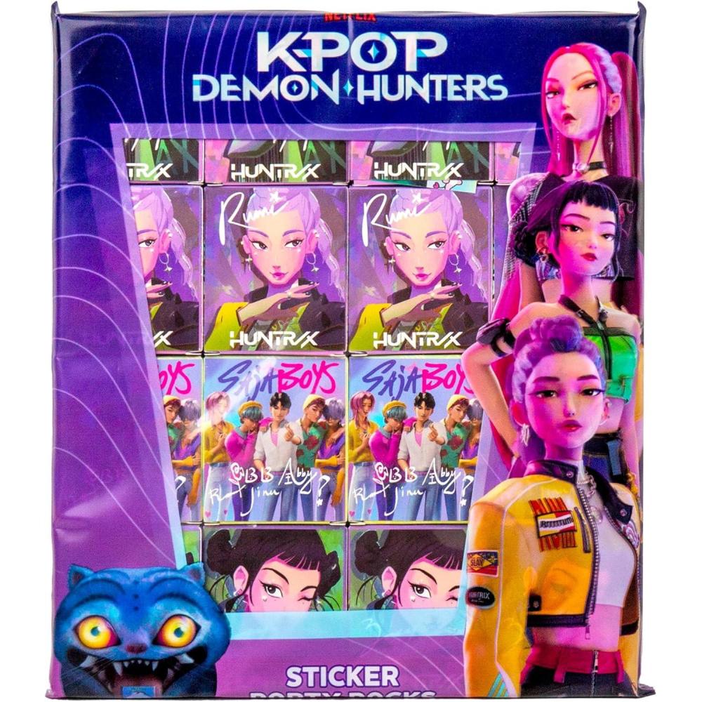 image:imageKpop Demon Hunters Sticker Party Packs  16 Boxes with 5 Stickers Each Great Kpop Demon Hunters Party Favors Valentines Day Kids Birthday Gifts Official K Pop Merch