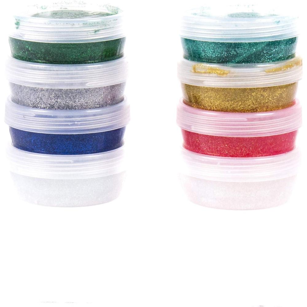 image:imageSlimygloop MixEms by Horizon Group USA Mermaid Mix amp Create Your Own Teal Ocean Like Shimmery amp Sparkly Mermaid Gooey Putty Slime with Seashell Sequins amp Sparkles8 Pack Slime