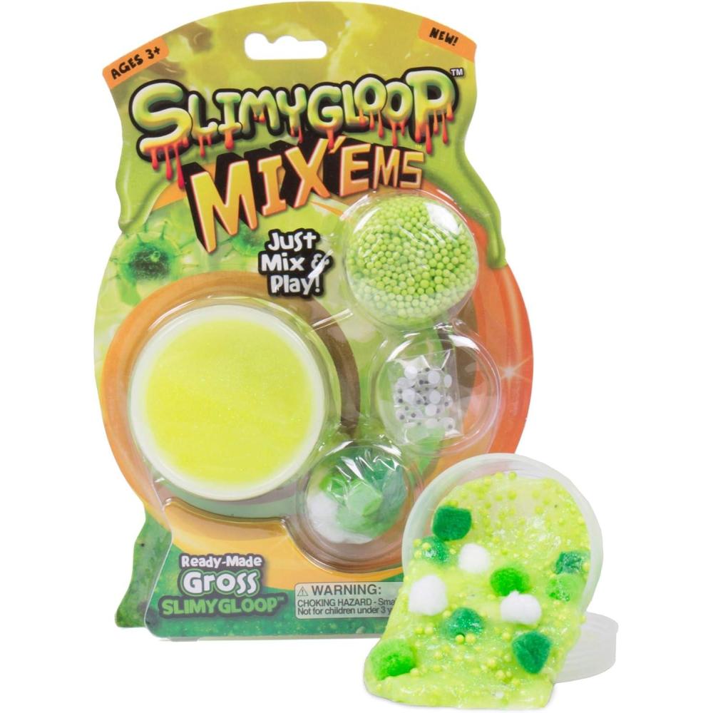 image:imageSlimygloop MixEms by Horizon Group USA Mermaid Mix amp Create Your Own Teal Ocean Like Shimmery amp Sparkly Mermaid Gooey Putty Slime with Seashell Sequins amp SparklesGross